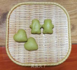 花样馒头～心与熊的做法步骤：16