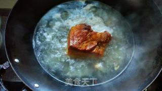 重庆乡宴九大碗之一夹沙肉、甜烧白的做法步骤：21