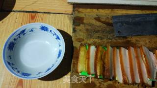 重庆乡宴九大碗之一夹沙肉、甜烧白的做法步骤：32
