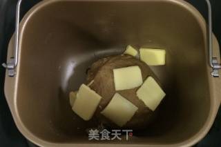 红枣枸杞软欧包的做法步骤：2