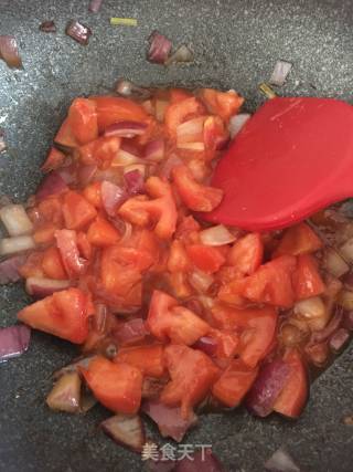 牛肉炖柿子的做法步骤：3