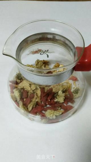 黄芪枸杞菊花茶的做法步骤：3