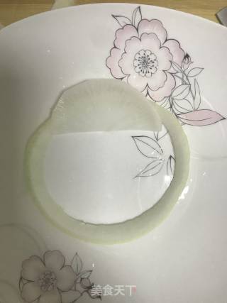 白玉萝卜拼盘的做法步骤：7