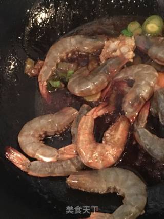 葱油大虾的做法步骤：6