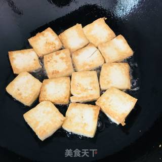 豆腐煎蛋的做法步骤：3