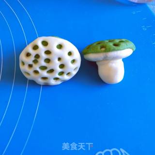 花样馒头蘑菇馒头的做法步骤：5