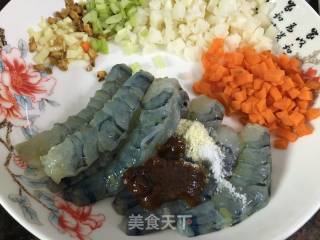 炸虾春卷的做法步骤：3