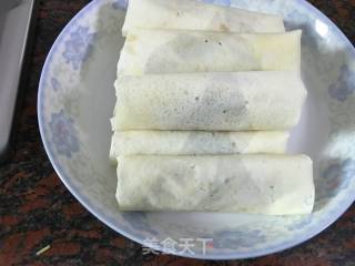 炸虾春卷的做法步骤：5