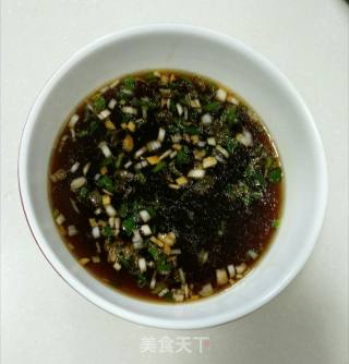 麻油卧蛋面的做法步骤：7