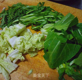 花样美食——蔬菜蘑菇汤的做法步骤：3