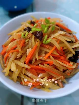鱼香土豆丝的做法步骤：6
