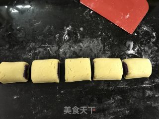 香芋紫薯酥的做法步骤：10
