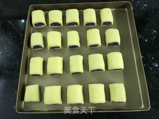 香芋紫薯酥的做法步骤：11
