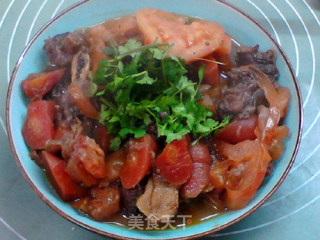 #花样美食#番茄红烩牛肋排的做法步骤：18
