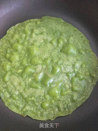 菠菜煎饼的做法步骤：6