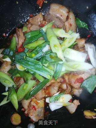 蒜苗走油肉的做法步骤：6