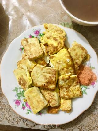 香煎豆腐的做法步骤：9
