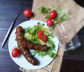 自制脆皮肠的做法步骤：14