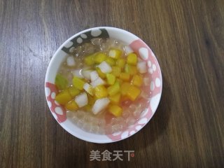 南瓜西米羹的做法步骤：10