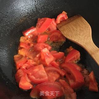 春来野菜香之番茄荠菜肉丸汤的做法步骤：16