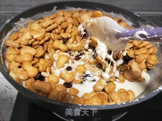 低脂无黄油版雪花酥的做法步骤：13