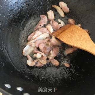 肉片炒苔菜的做法步骤：6