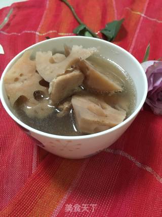莲藕排骨汤的做法步骤：5