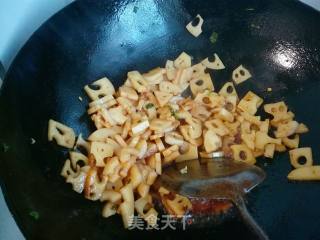 糖醋藕丁的做法步骤：10