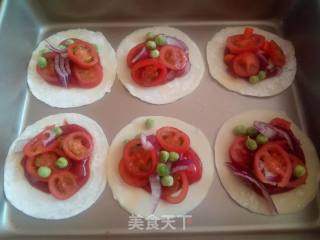 饺子皮披萨的做法步骤：3