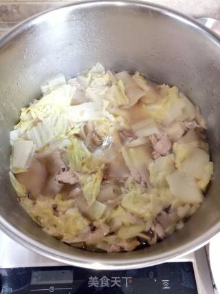 白菜炖蘑菇的做法步骤：5