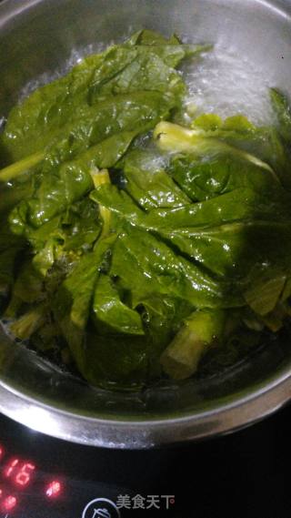 菜心年糕汤的做法步骤：5