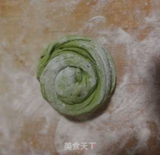 绿色手抓饼的做法步骤：5