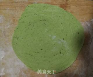 绿色手抓饼的做法步骤：6