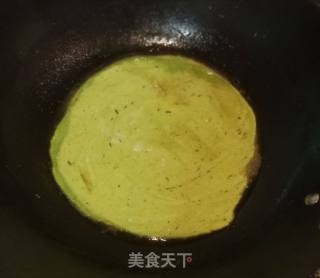 绿色手抓饼的做法步骤：7