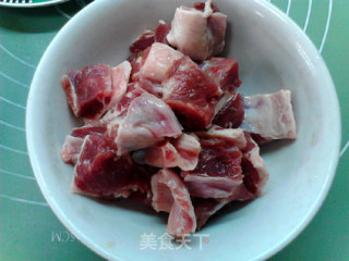腌豇豆蒸牛肉的做法步骤：5