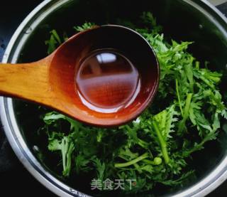蒸茼蒿的做法步骤：4