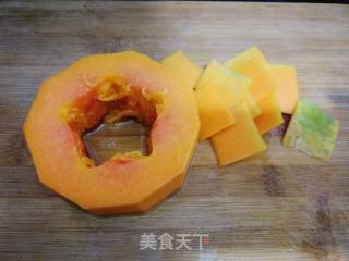 木瓜西米露的做法步骤：1