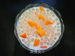 木瓜西米露的做法步骤：5