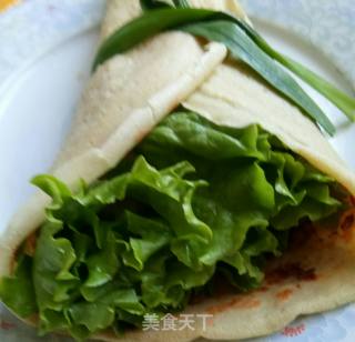 火腿蔬菜鸡蛋饼的做法步骤：15