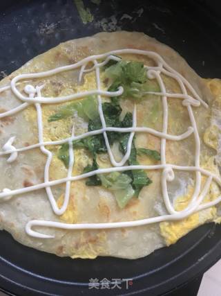 简便易做 鸡蛋灌饼的做法步骤：13