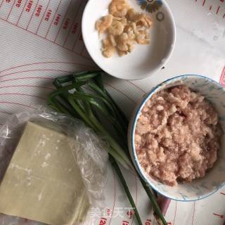 虾干鲜肉馄饨的做法步骤：1