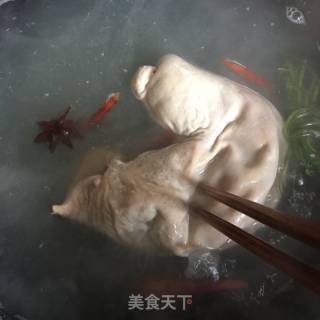 红油猪肚的做法步骤：2