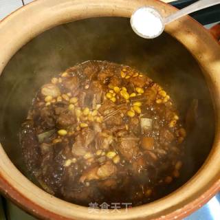 红烧黄豆排骨的做法步骤：9