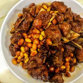 红烧黄豆排骨的做法步骤：10