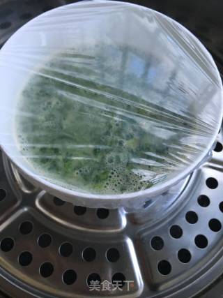 菠菜蒸蛋的做法步骤：6