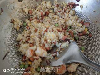 鲜虾焗饭的做法步骤：2