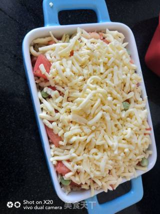 鲜虾焗饭的做法步骤：4