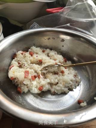糯米饭团的做法步骤：3