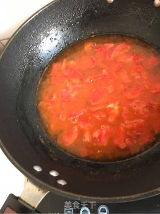 莲藕两吃之番茄汆莲藕肉丸的做法步骤：7