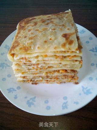 胡萝卜千层肉饼的做法步骤：10
